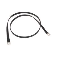 MOLEX 207602-5026 Earth Strap, Flat Busbar to Flat Busbar, 6 ", 152 mm, Black, 207602 Series