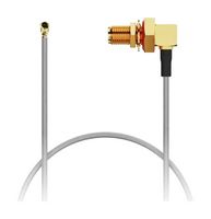 GCT CAB730RF-0050-00-A-1 RF / Coaxial Cable Assembly, 6GHz Frequency, 2 ", 50 mm, 1.13mm, IPEX MHFI Right Angled Plug