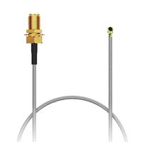 GCT CABLE 348 RF-075-A-1 RF / Coaxial Cable Assembly, 2.95 ", 75 mm, 1.13mm, IPEX MHFI Right Angled Plug