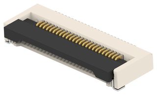 TE CONNECTIVITY 2-2554607-5 FFC / FPC Board Connector, 0.5 mm, 25 Contacts, Surface Mount, Bottom, 1 Row