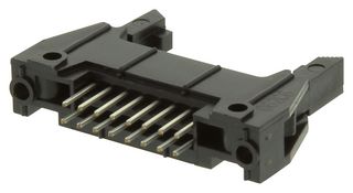 3M N3408-6302RB Pin Header, Long Latch, Wire-to-Board, 2.54 mm, 2 Rows, 16 Contacts, Through Hole Straight, 3000