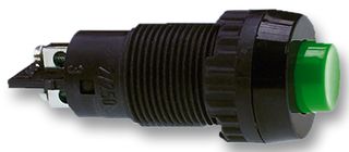 RAFI 1.10.102.001/0301 Pushbutton Switch, 16.2 mm, SPST-NO, Off-(On), Round, Red