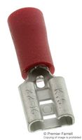MULTICOMP PRO FDD1-250 Quick Disconnect Terminal, FDD1, Female Quick Disconnect, 6.35mm x 0.81mm, 0.25" x 0.032", 22 AWG