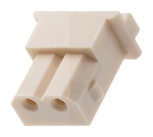 MOLEX 50-37-5023 Connector Housing, Natural, Mini-SPOX 5264 Series, Receptacle, 2 Ways, 2.5 mm