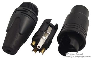NC3FXX-B NEUTRIK, XLR Connector, 3 Contacts, Socket, Cable