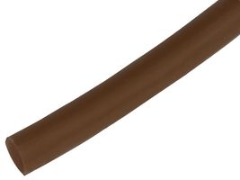 PRO POWER PVC-2-1-CL Sleeving, Flexible, PVC (Polyvinylchloride), Brown, 2 mm, 100 m, 328 ft