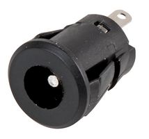 LUMBERG 1610 01 DC Power Connector, Jack, 1 A, 2.35 mm, Panel Mount, Solder