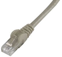 PRO SIGNAL PSG90850 Ethernet Cable, Cat6, Cat6, RJ45 Plug to RJ45 Plug, UTP (Unshielded Twisted Pair), Grey, 0.2 m