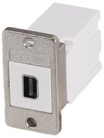 TUK KMDPMDPPM In-Line Adapter, White, Panel Mount, Mini DisplayPort, Mini DisplayPort Socket