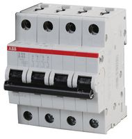 ABB 2CDS254001R0405 Thermal Magnetic Circuit Breaker, System Pro M Compact S200, 40 A, 4 Pole, 277 V, DIN Rail