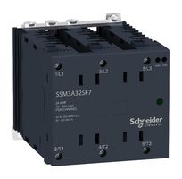 SCHNEIDER ELECTRIC SSM3A325BD. SOLID STATE RELAY, 3PST-NO, 25A, 4-32VDC
