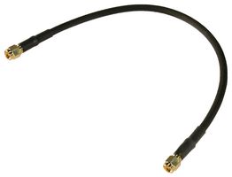 AMPHENOL RF 135101-04-12.00. COAXIAL CABLE ASSEMBLY, RG-58, 12IN, BLA