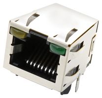 AMP - TE CONNECTIVITY 2-406549-1... CAT5 RJ45 MODULAR JACK, 8 POSITION, 1 PO
