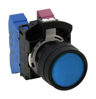 IDEC HW1B-M1P11B PB SWITCH, SPST-NO/NC, 10A, 110VAC/PANEL