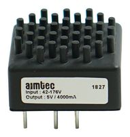 AIMTEC AM20CWR-2412DZK DC-DC CONVERTER, 12/-12V, 0.833/-0.833A