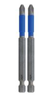 WIHA 70302 IMPACT BIT, PH2, 1/4" DR, 3.5" LG, 2PK