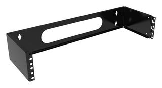 HAMMOND RB-WR2 FIXED DEPTH WALL RACK, 6", 2U, STEEL