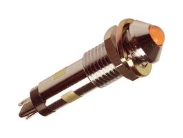 DIALIGHT 607-1312-110F 7 MM AMBER LED PMI