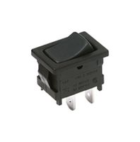 C&K COMPONENTS D502J12S215QA ROCKER SW, SPST, 10A, 30VDC, PANEL