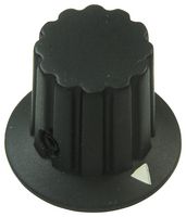 EHC (ELECTRONIC HARDWARE) 407D2B ROUND SKIRTED KNOB W/ ARROW IND, 6.35MM