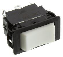 E-SWITCH RVW56D1200. ROCKER SWITCH, DPDT, 20A, 125VAC, PANEL