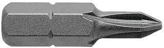 UTICA 446-0X HEX BIT, PHILLIPS, #0X25MM, TOOL STEEL