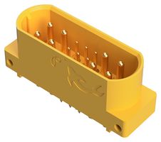 POSITRONIC GFSH89M37H/AA RECT PWR CONN, PLUG, 17POS, THT