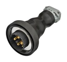 HUBBELL WIRING DEVICES HBLBA4M BREAKAWAY CONN, PLUG, 480VAC, 60A, 3P+E
