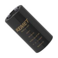 KEMET ALS70A244NS063 CAP, ALU ELEC, 0.24F, 63V, SCREW