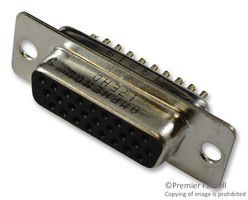 AMPHENOL COMMUNICATIONS SOLUTIONS 17EHD026SAA000 D SUB CONNECTOR, STANDARD, 26 POSITION,