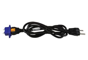 VOLEX VL-0124-02-150K POWER CORD NEMA5-15P/IEC, 1.5M, 10A, BLA