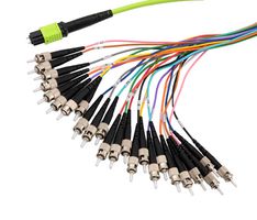 L-COM MPM24OM4-STR-5 FIBRE CORD, MPO PLUG-ST, MM, 5M