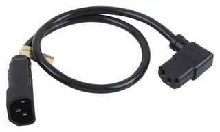 EATON TRIPP LITE P004-002-13LA POWER CORD, IEC 320 C14/C13 LA, 2FT, 10A