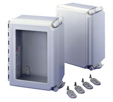 NVENT HOFFMAN A664CHSCFG ENCLOSURE, JUNCTION BOX, FIBERGLASS GRAY