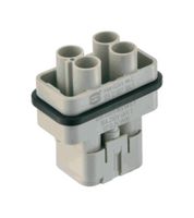 HARTING 09120073041 HEAVY DUTY INSERT, PLUG, 3+PE, 40A