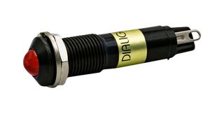 DIALIGHT 609-1122-330F 9MM PMI R 12V BLK HS W GASKT 56T2627