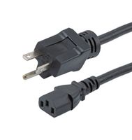 L-COM N620P-C13-15-6F POWER CORD, N6-20P-IEC C13, 6 , 15A