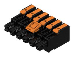 WEIDMULLER 8000078357 TERMINAL BLOCK, PLUGGABLE, 6POS, 12AWG