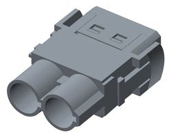 TE CONNECTIVITY T2111020101-007. HEAVY DUTY INSERT, PLUG, 2POS, 25MM2