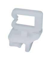 ESSENTRA COMPONENTS DRCT-LWS01 RAIL CLIP, DIN RAIL, NYLON 6.6, NATURAL