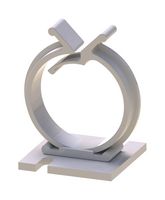 ESSENTRA COMPONENTS RWSB-10-01 CABLE CLAMP, NYLON 6.6, NATURAL, 25.4MM