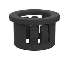 ESSENTRA COMPONENTS 22MP05627 GROMMET, NYLON 6, 0.562", BLACK