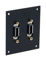 L-COM USP2DPF UNIV SUB-PANEL, 2XDP PLUG-PLUG CPLR/2PRT