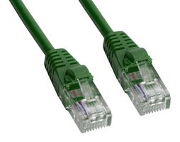 AMPHENOL CABLES ON DEMAND MP-5XRJ45UNNG-010 ENET CABLE, CAT5E, RJ45 PLUG-PLUG, 10FT