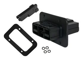 ANDERSON POWER PRODUCTS SBSX75A-PMPLUG-KIT-BLK RECT PWR HOUSING KIT, PLUG, 2POS, PC/PBT