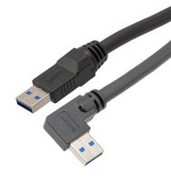 L-COM CAU3HFA-90RA-2M USB CABLE, 3.0 A PLUG-R/A A PLUG, 6.6FT