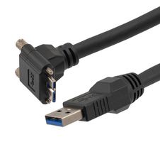 L-COM CAU3HFA-90UMBV-2M USB CABLE, 3.0 A PLUG-R/A MICRO B PLUG