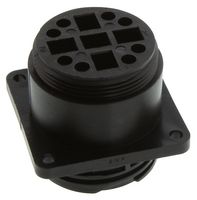 TE CONNECTIVITY - AMP 211825-1 Circular Connector Shell Style:Flange Mount Receptacle