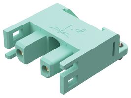 POSITRONIC DFS02F4BN/AA RECT PWR CONN, R/A RCPT, 2POS, PCB