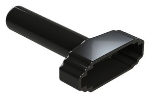 AMPHENOL SINE/TUCHEL ATM12S-BT-BK BOOT, THERMOPLASTIC, 12POS, BLACK